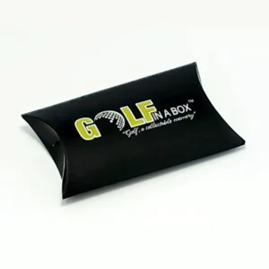 Branded golf gift pillow box