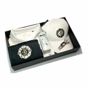 Large Personalised Golf Gift Box with golf shirt