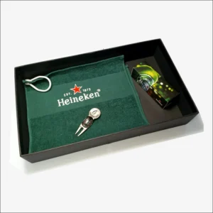 Large Branded Golf Gift Box with towel